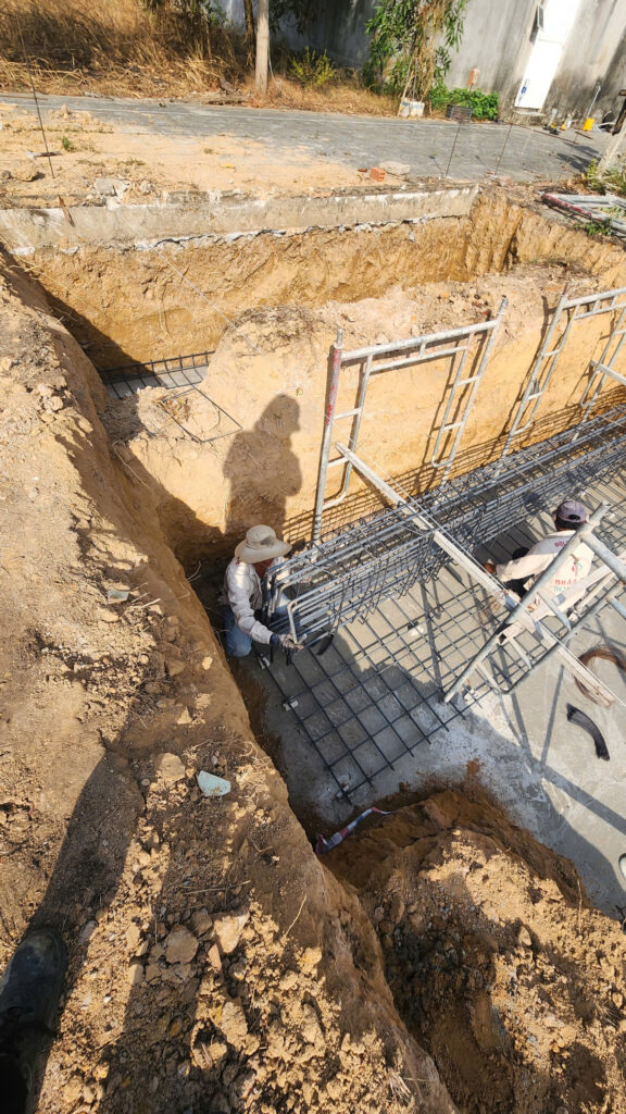 越南自地自建-挖地基2