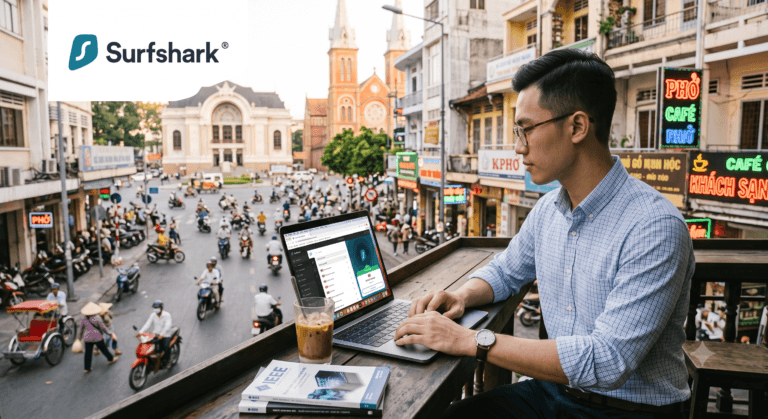 Surfshark VPN used in Vietnam