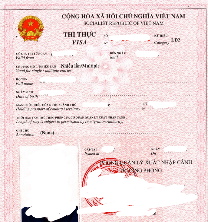Work visa in Vietnam