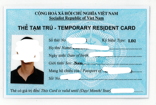 temporary residence card